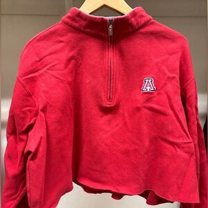 Cropped University of Arizona Sweatshirt